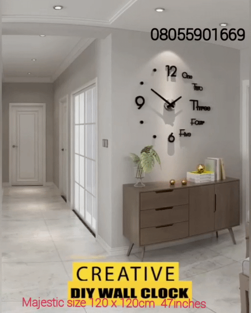 Mordern 3D Wall Clock